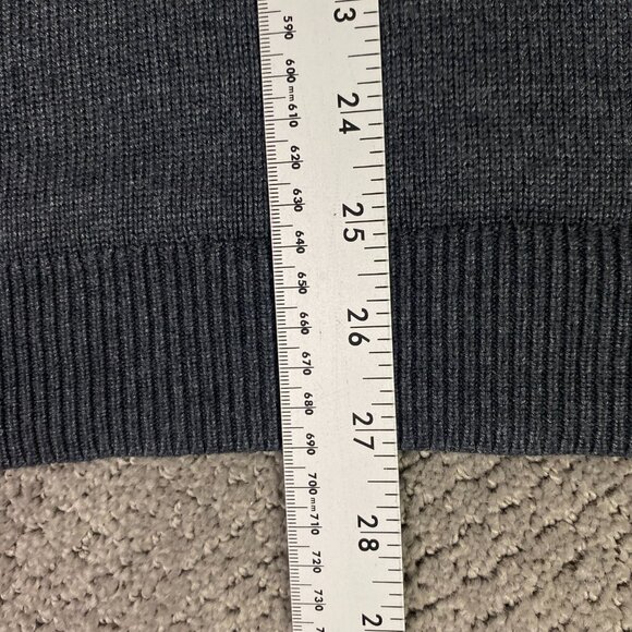 Mizzen + Main Quarter Zip Sweater Men's Small Gray 1/4 Zip Pullover and - Picture 13 of 13